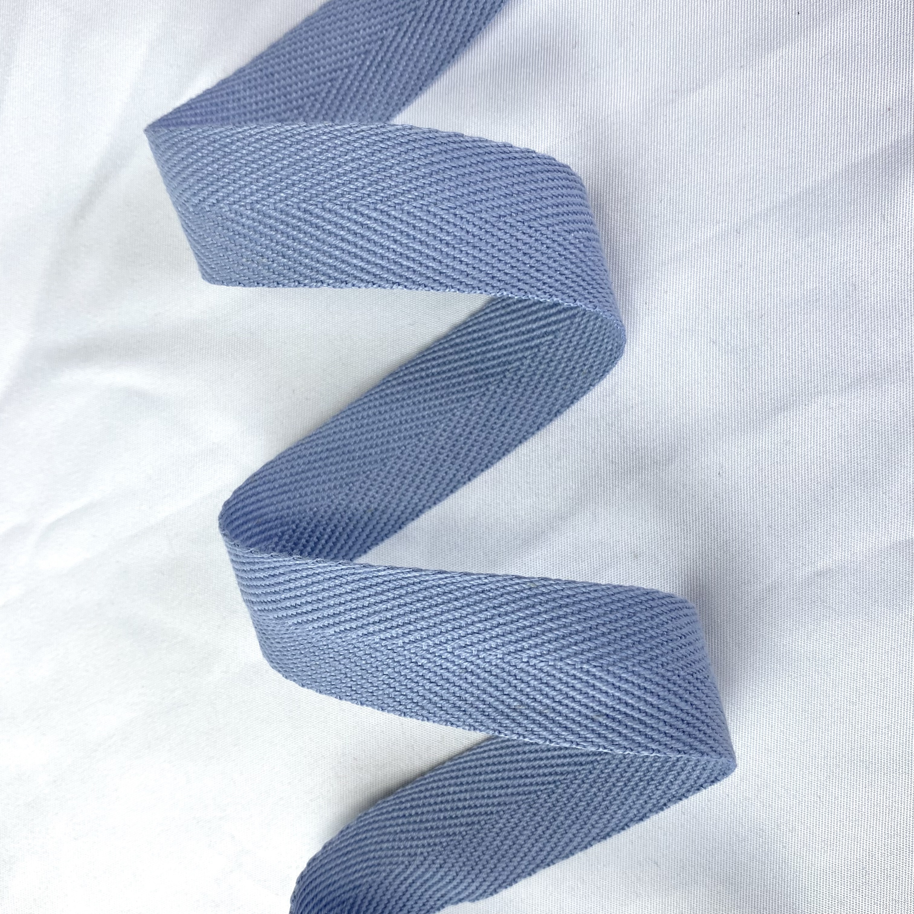 Herringbone polyester-cotton webbing Various colors Backpack strap Belt Handbag strap
