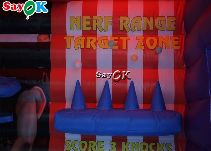 Carnival Party Tarpaulin Inflatable Air Tent Four In One Game