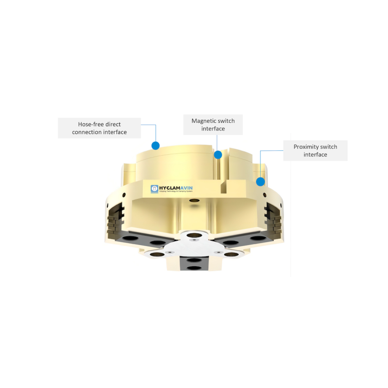 3 Jaw Parallel Gripper, Multi-tooth Guidance THN