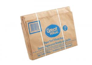 Quality Private Sanitation Cleaning Kraft Large Brown Paper Bags Degraded Pollution - Free wholesale