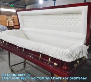 China Wood Veneer MDF Caskets Cardboard Caskets European Coffins Cremation Caskets Metal Caskets Infant Caskets Urns Jewish on sale