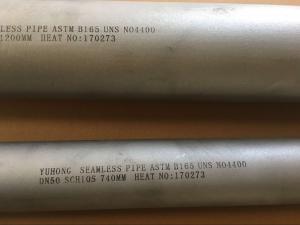 Monel 400 (2.4360) Seamless Pipe , B163/ B730 , B165/B725 , Solid and Annealed , 100% UT & ET & HT