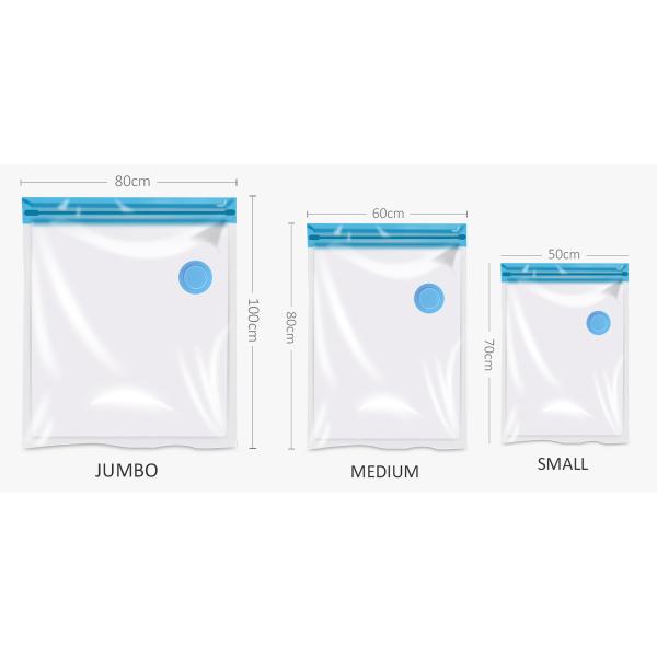 50x70cm Vacuum Suction Storage Bags For Clothing Mattress