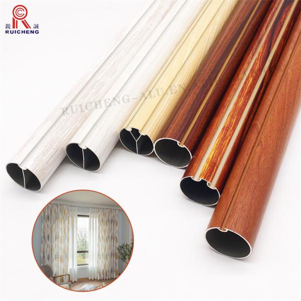 Wall Mounted Aluminium Curtain Rail Track 12.5mm Height 6000 Series