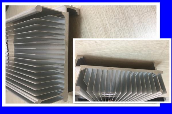 Cheap Silvery Anodized Extrusion Heat Sink Aluminum Profiles 6063 T5 For 5G Mobile for sale