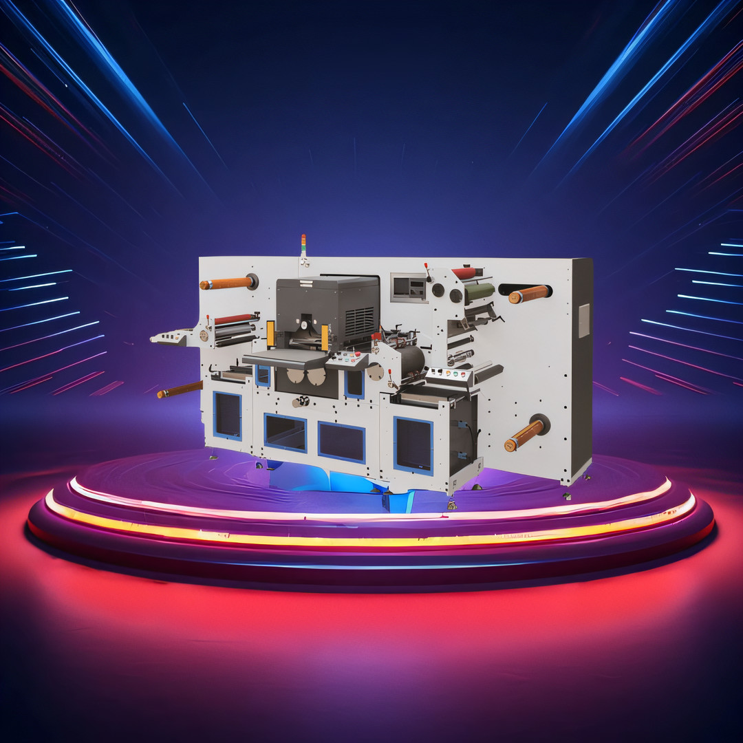 MAX MATERIAL FEEDING WIDTH 350MM ADHESIVE LABEL PAPER PROCESS MACHINERY FOR VOLTAGE 380V HIGH SPEED DIE CUTTING MACHINE