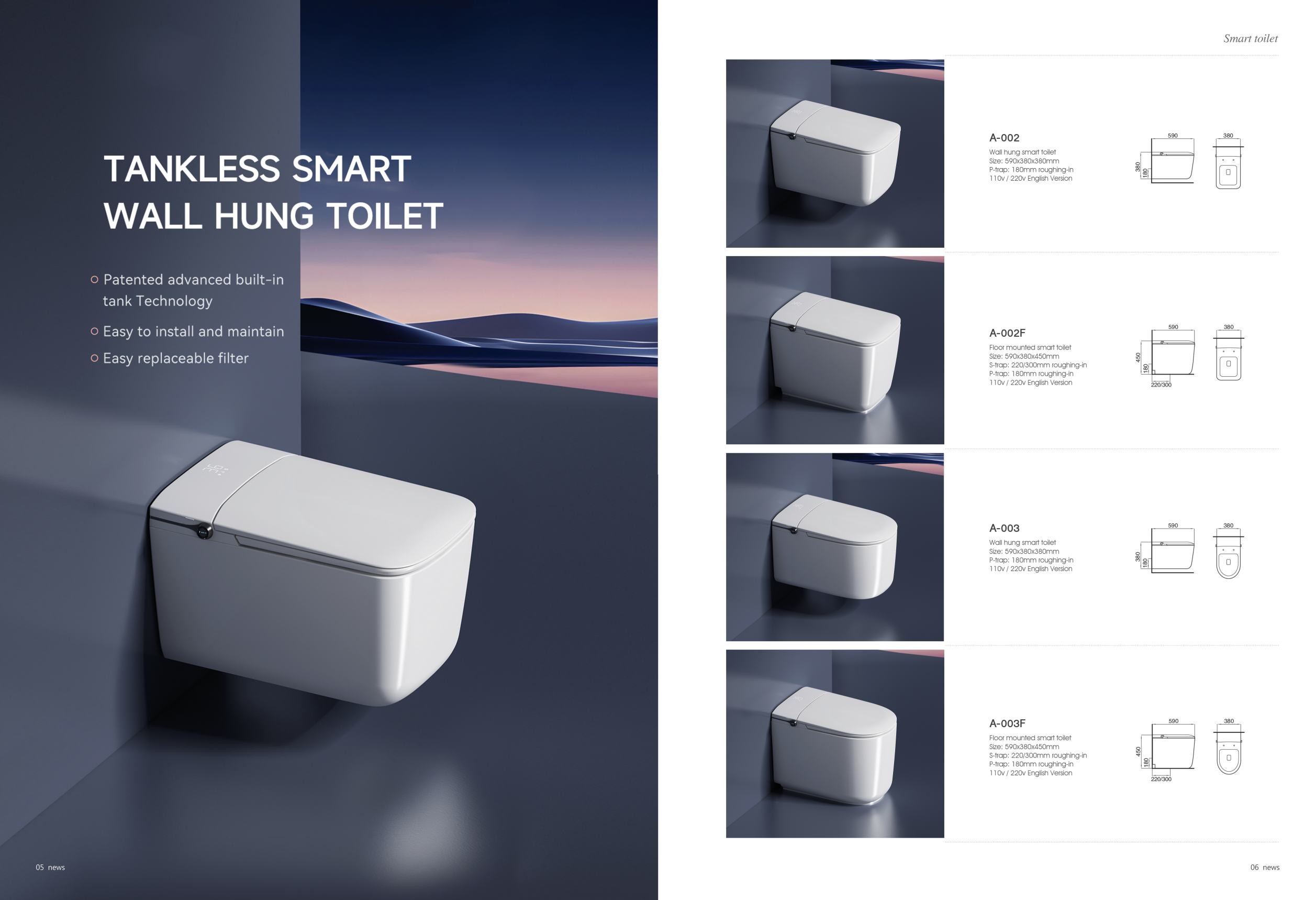 Luxury One Piece Modern Smart Toilet Automatic Ceramic Intelligent Toilet