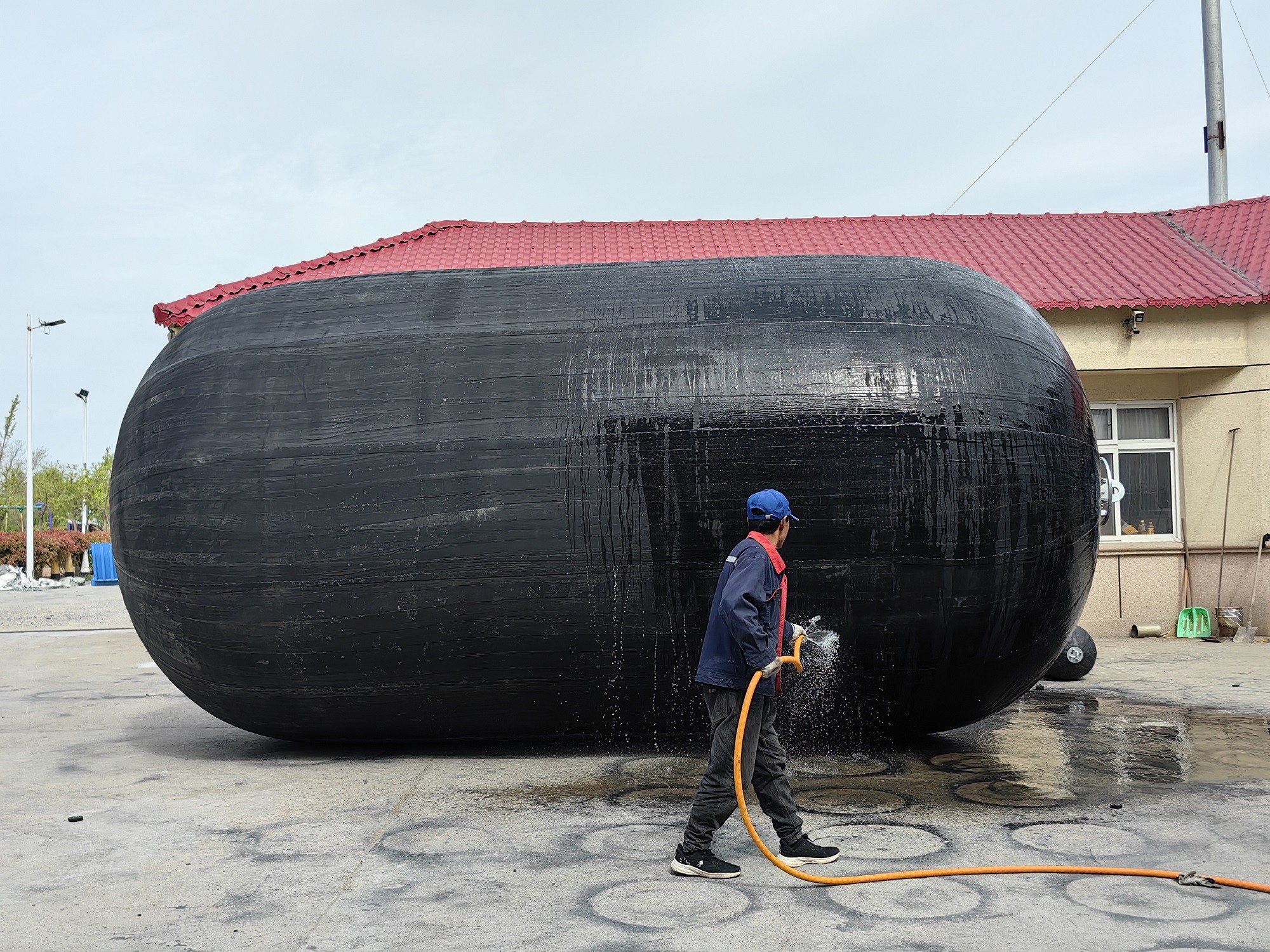 ISO17357-2014 Marine Pneumatic Rubber Fender Durable Protective