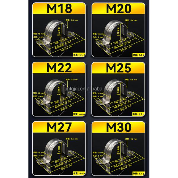 Metric Measurement System ZINC PVC Pipe Fitting Saddle Clamp Collar Clamp Split Pipe Saddle Clamp for Customized Solutions