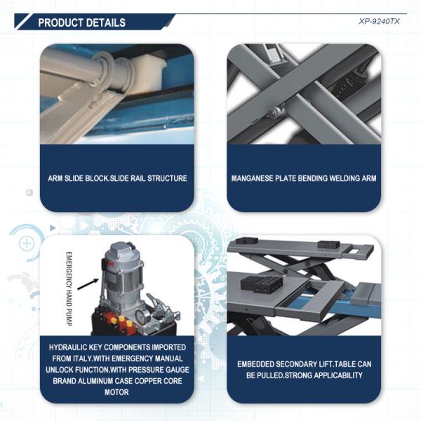 Super Quality Scissor Car Lift with Wheel Alignment