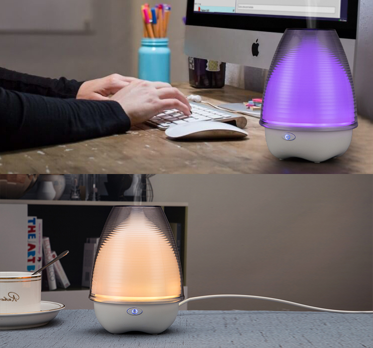 Spa Office Mini 80ml Aromatherapy Mist Diffuser With LED Light