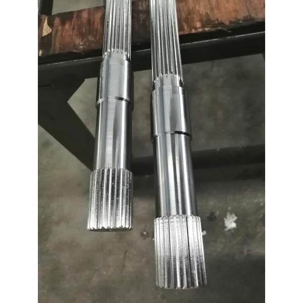 High Strength And Finish Traditional Spline Milling Twin Extruder Machine Shaft