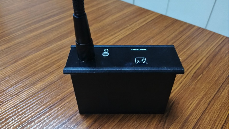 Multi Functional Audio Conference Mircrophone With Speaker Aluminum Main Material VISSONIC