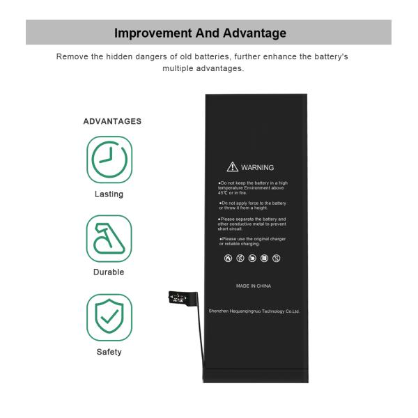 Original Li Polymer Iphone 7 Plus Lithium Battery , Durable Apple Iphone 7 Plus Battery