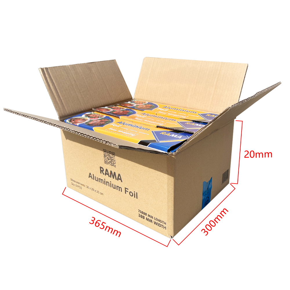 Convenient 75m Length Aluminum Foil Roll for Healthy and Eco-Friendly Food Packaging