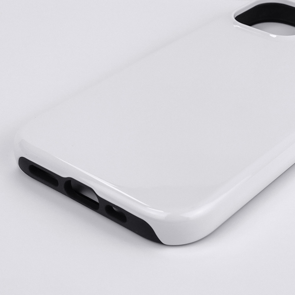 2 In 1 Tough Sublimation Phone Case Iphone 15 Blank Coated 3d Mobile Cover For Sublimation