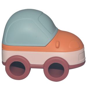 MHC Montessori Educational Infant Taxi Silicone Stacking Blocks Silicone