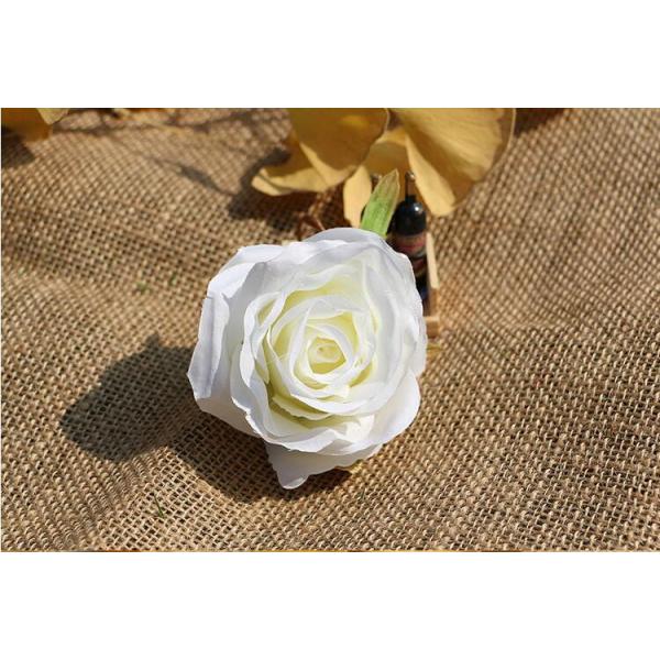 UVG FBL02 silk roses artificial flower head for wedding flower wall backdrop use