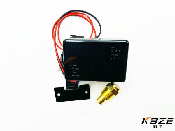 Cheap 17MM DIGITAL WATER TEMP VOLTMETER REPLACEMENT FOR EXCAVATOR for sale