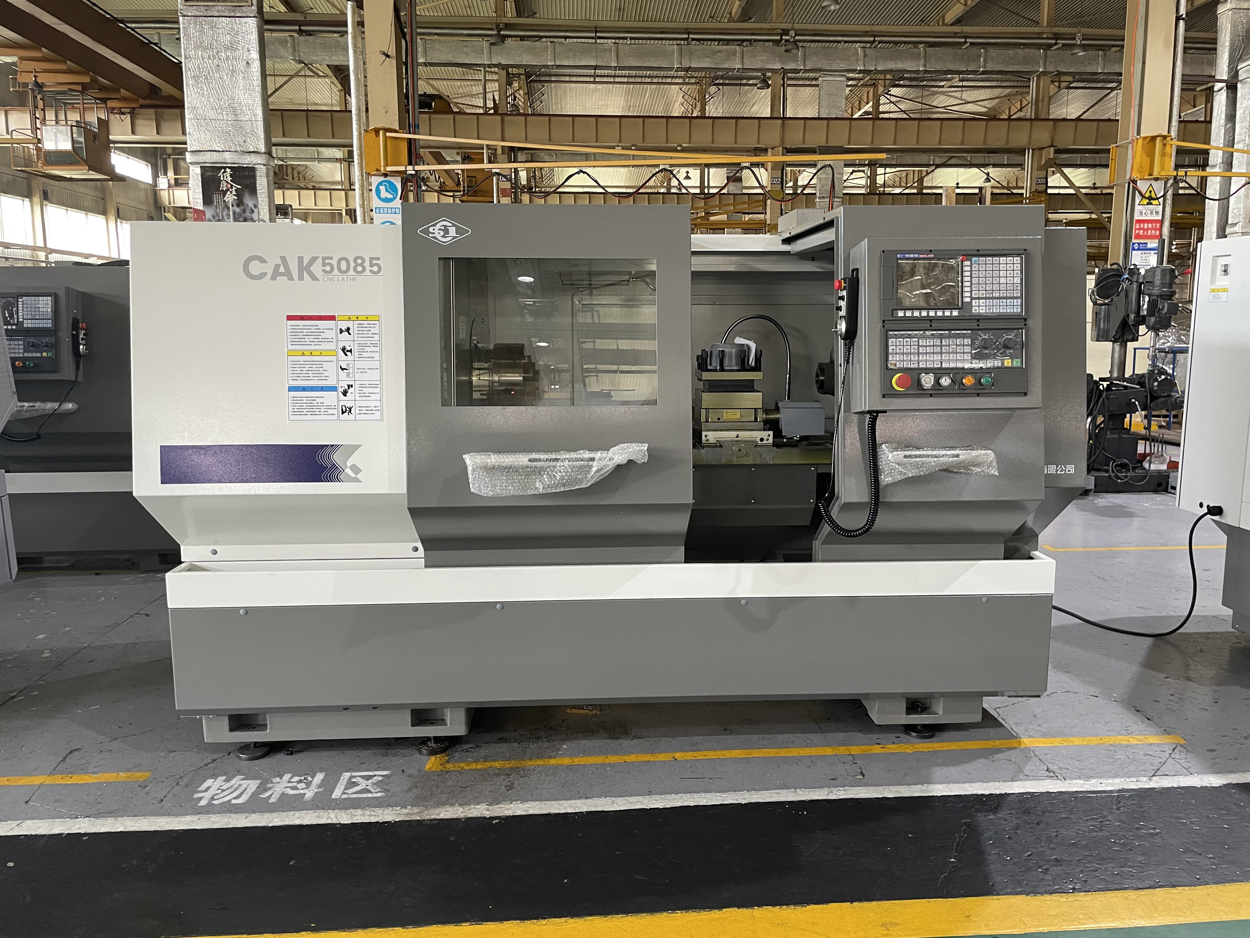 SMTCL High Precision Horizontal Lathe CAK5085 Metal Cutting Lathe SMTCL Flat Bed Cnc Lathe Machine