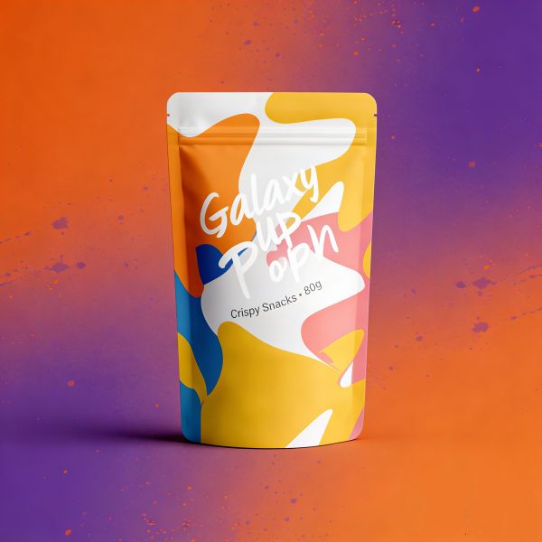 Custom Printed Matte Waterproof Stand Pouch Resealable Zipper Food Grade High for Plastic Bags for Snack Confectionery