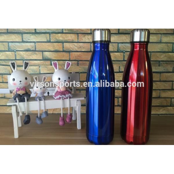 Virson Vacuum insulated Coke Shape 350/500/750ml stainless steel water bottle