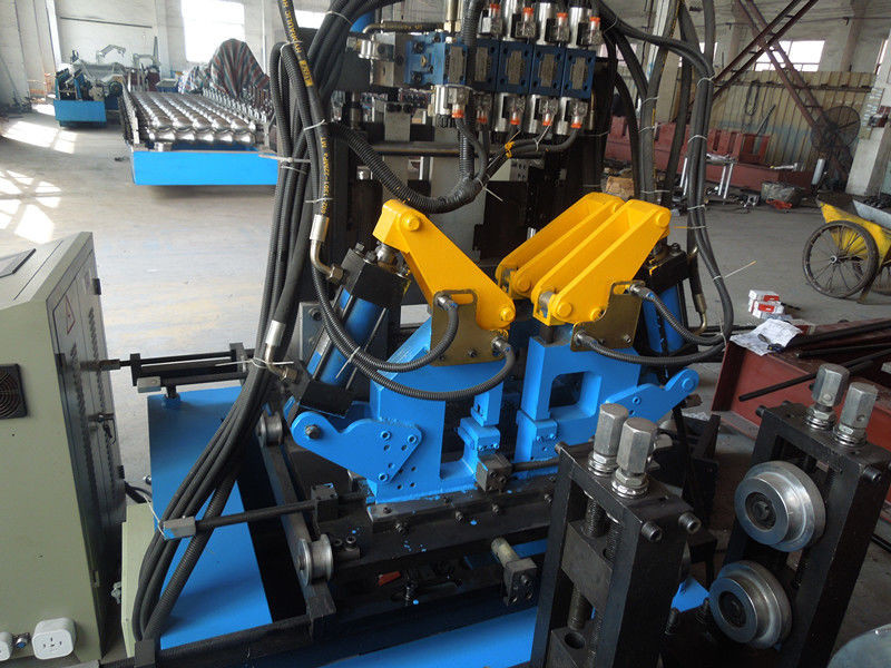 5.5KW Hydraulic Cutting CZ Interchangeable Steel Frame Purlin Roll Forming Machine