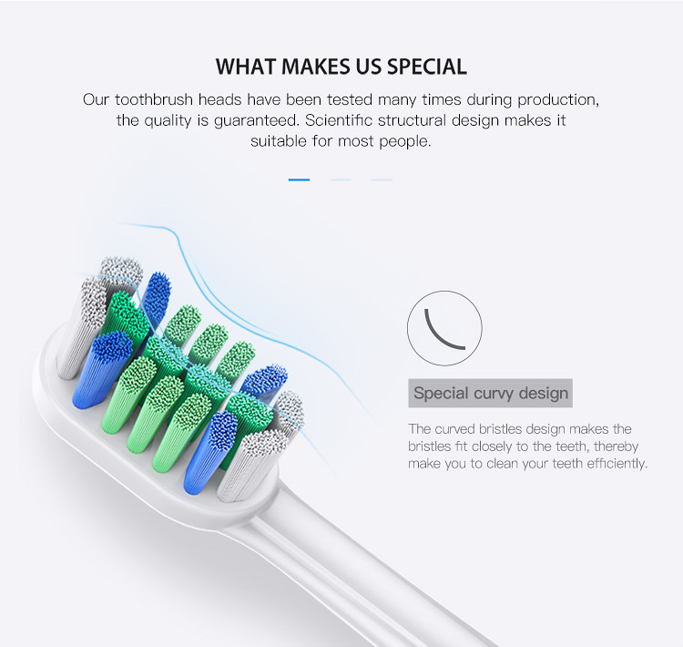 Customization Deep Cleaning Brush Heads For Electric Toothbrush BL554