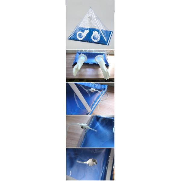 Lab Glove Bag Convenient Plasitc Chamber Use Inert Gas Durable Design