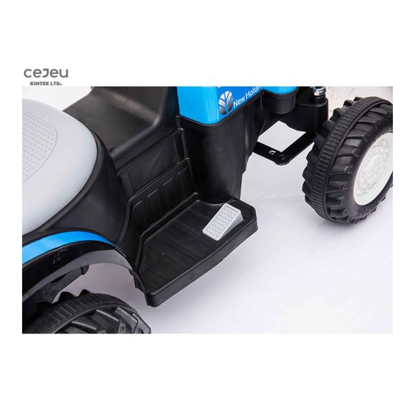 37 Months MP3 Blue Ride On Tractor 4KM/HR T7 6V EU Standard