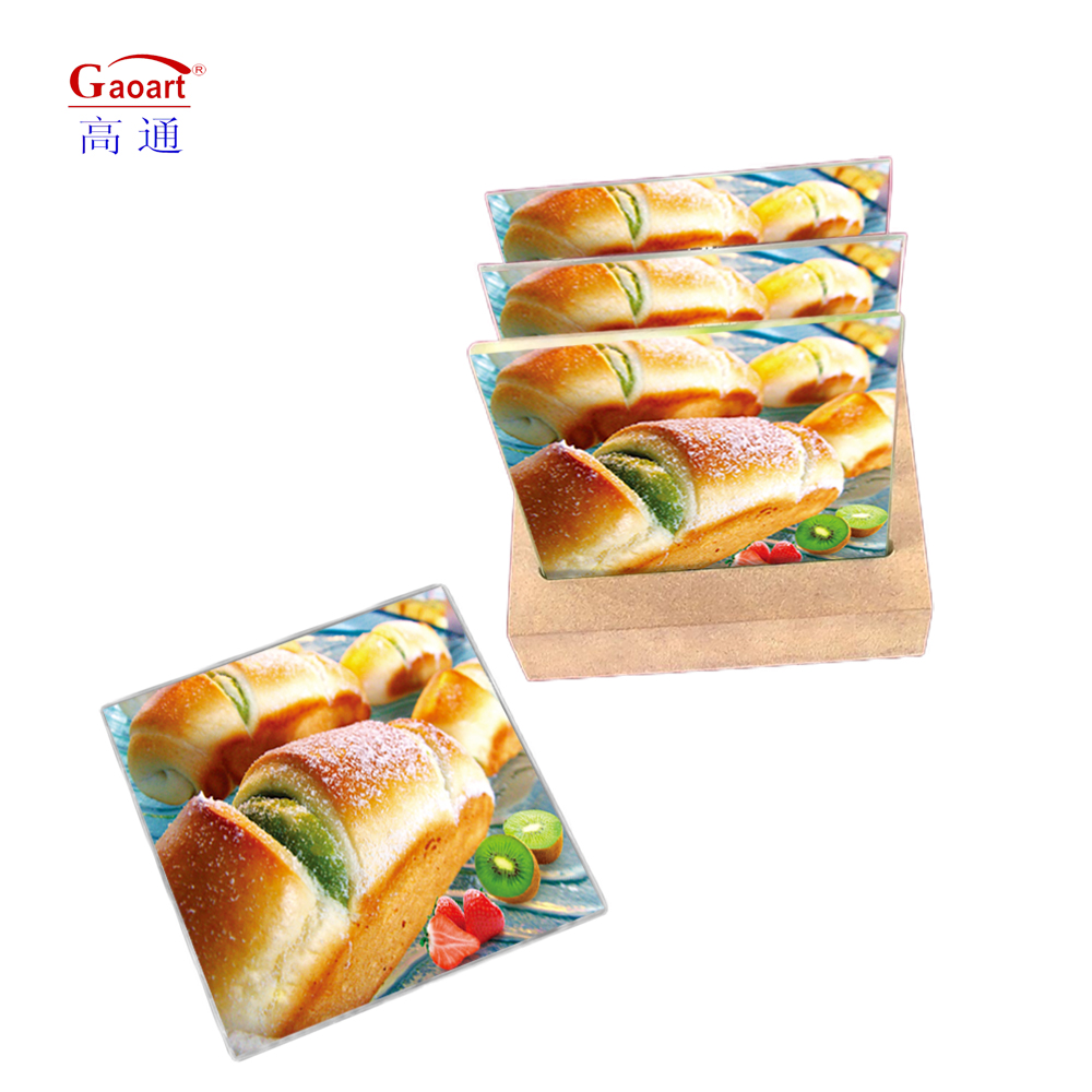 Glass Cutting Board With Handle for Customized Color and Smooth Surface Chopping Tempered