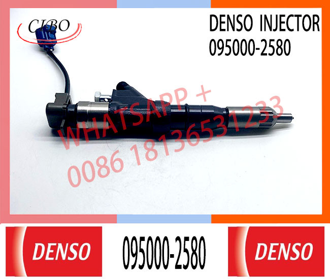 Common Rail Fule Injector 095000-2580 Fuel Injection Common Rail Injector 2580 095000-2580 02u-01768