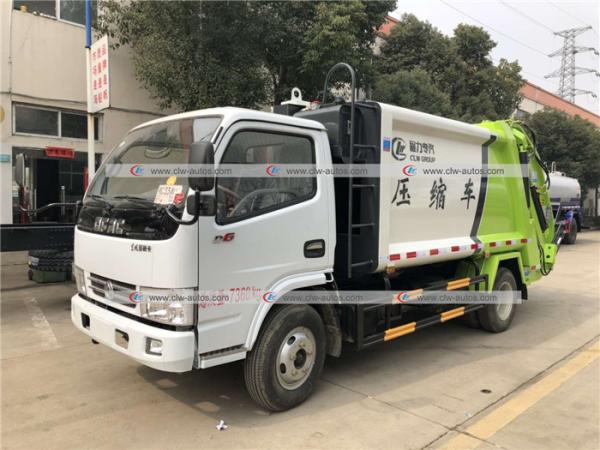 Cheap 3tons Garbage Compactor Truck Compressed Waste Refuse Rubbish Cart for sale
