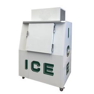 China Commercial Outdoor Bagged Ice Storage Freezer, Fan Cooling Ice Cube Freezer on sale