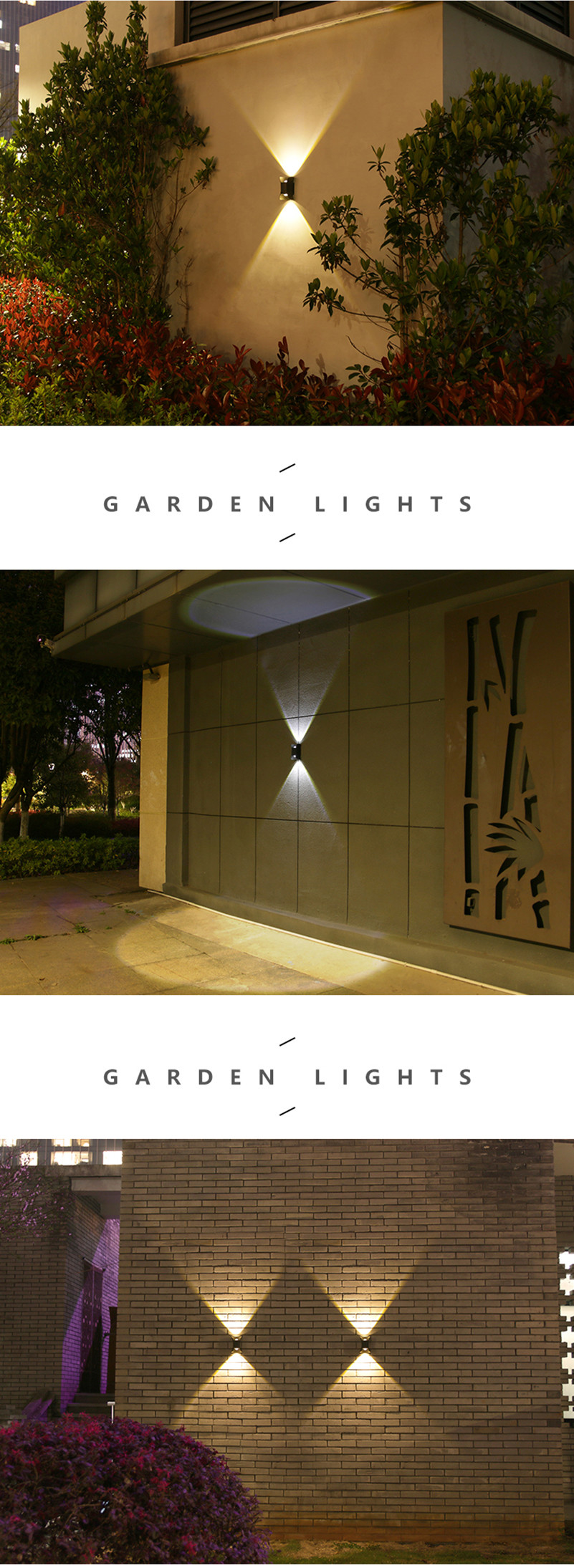 5V / 70ma Solar LED Wall Lights Lamp Outdoor Exterior Fixture For Indoor