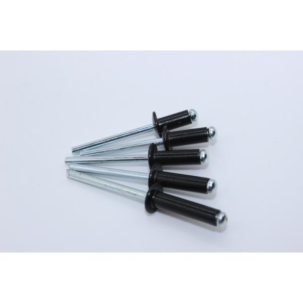 Aluminium Steel Pop Rivets with Open End Black Head ISO Standard 3/3.2/4/4.8/5/6