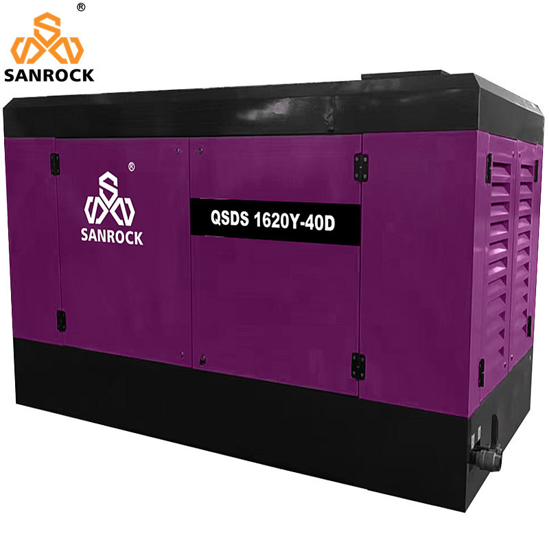 Heavy Duty High Pressure Screw Air Compressor Machine Skid Mounted Air Compressor Screw