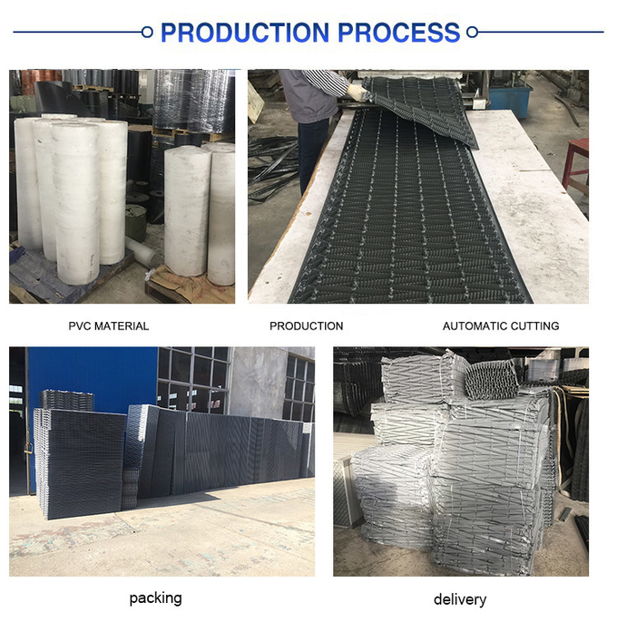 PVC Kuken Cooling Tower Fill Types Industrial Cooling Tower Fill Media 2