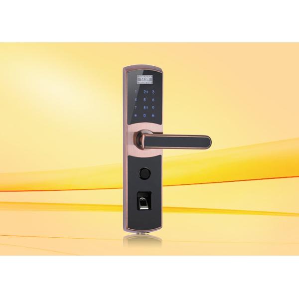 Quality Touch Screen Biometric Fingerprint Waterproof Keypad Biometric Door Lock wholesale
