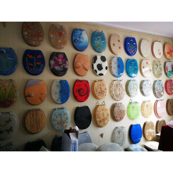 poly resin WC-SITZ SEAT,sanitary ware,hinge,colorful cover,toilet seat