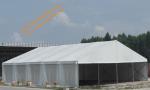 Durable Industrial Storage Tent Aluminum Structure Waterproof Wind Resistance