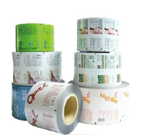 Food grade printing plastic roll film for popsicle wrapper/ ice cream packaging film rolls