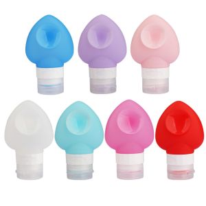 Quality 78ml Refillable Silicone Travel Bottles Squeezable With Sucker wholesale