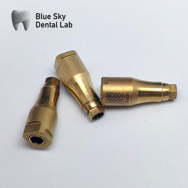 Gold BB Implant Scan Body High Precision 3shape Scanbodies