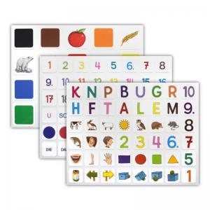 Quality Removable Custom Silicone Stickers Kids Early Learning Stickers Modern Teacher Aids wholesale