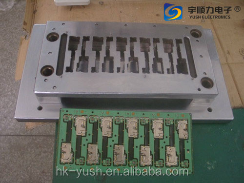 YSPE Blade Moving Type PCB One-way Direction Punching Machine with Conveyer Belt for SMT Production Line
