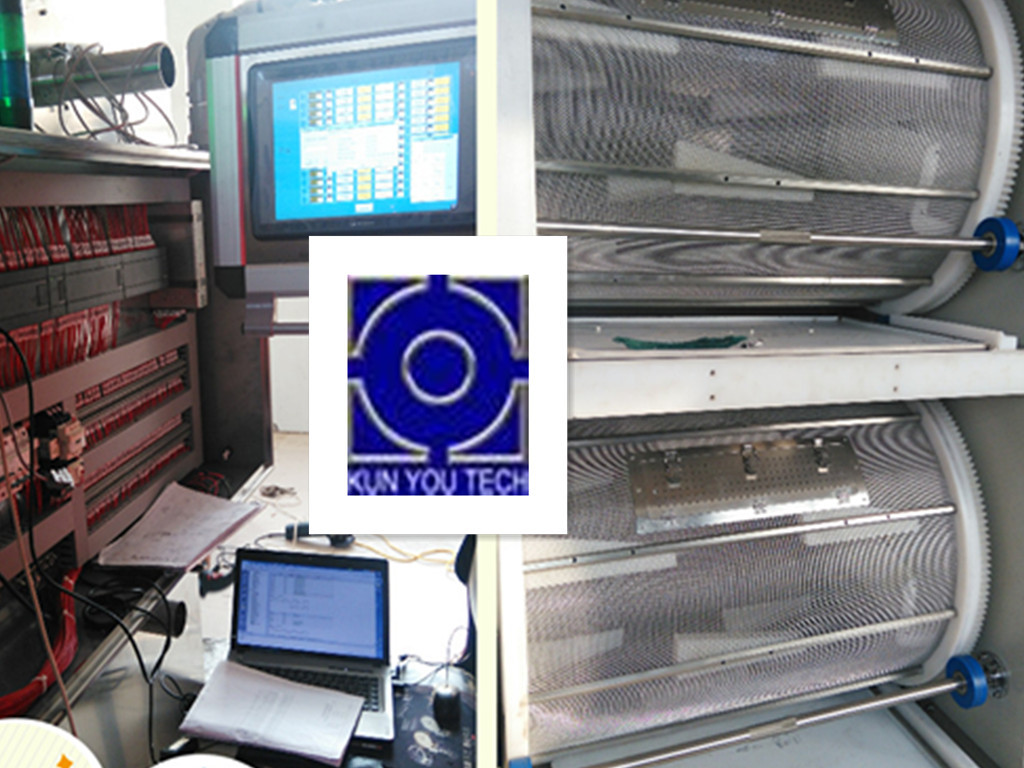 2 Layers Big Air Flow 6000m3/H Encapsulation Tumbler Dryer SS316 Material PLC Control