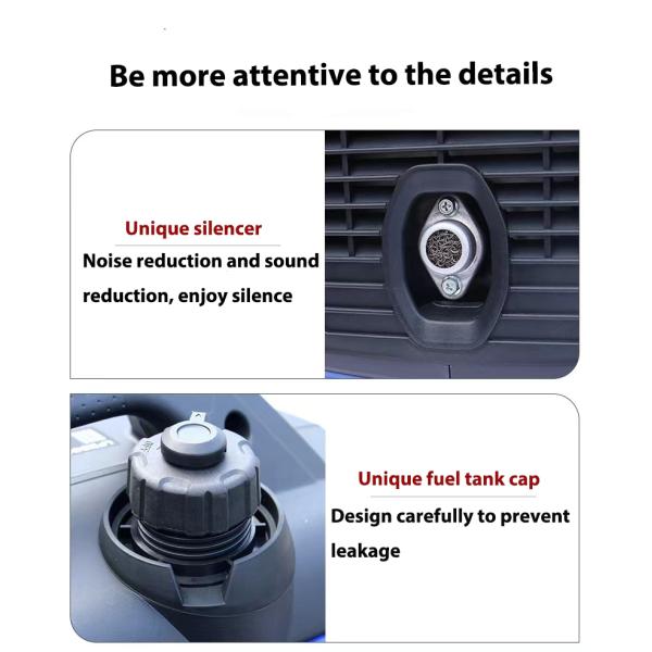 Digital Inverter Portable Gasoline Generator Silent Mini Gasoline Generator With Electric Start