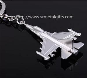 China Metal jet fighter plane keychains, combat aircraft fob keyrings,fighter aircraft key ring, on sale