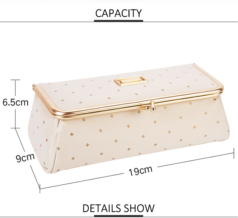 Waterproof Portable Cosmetic Bag Makeup Custom Logo with Mirror